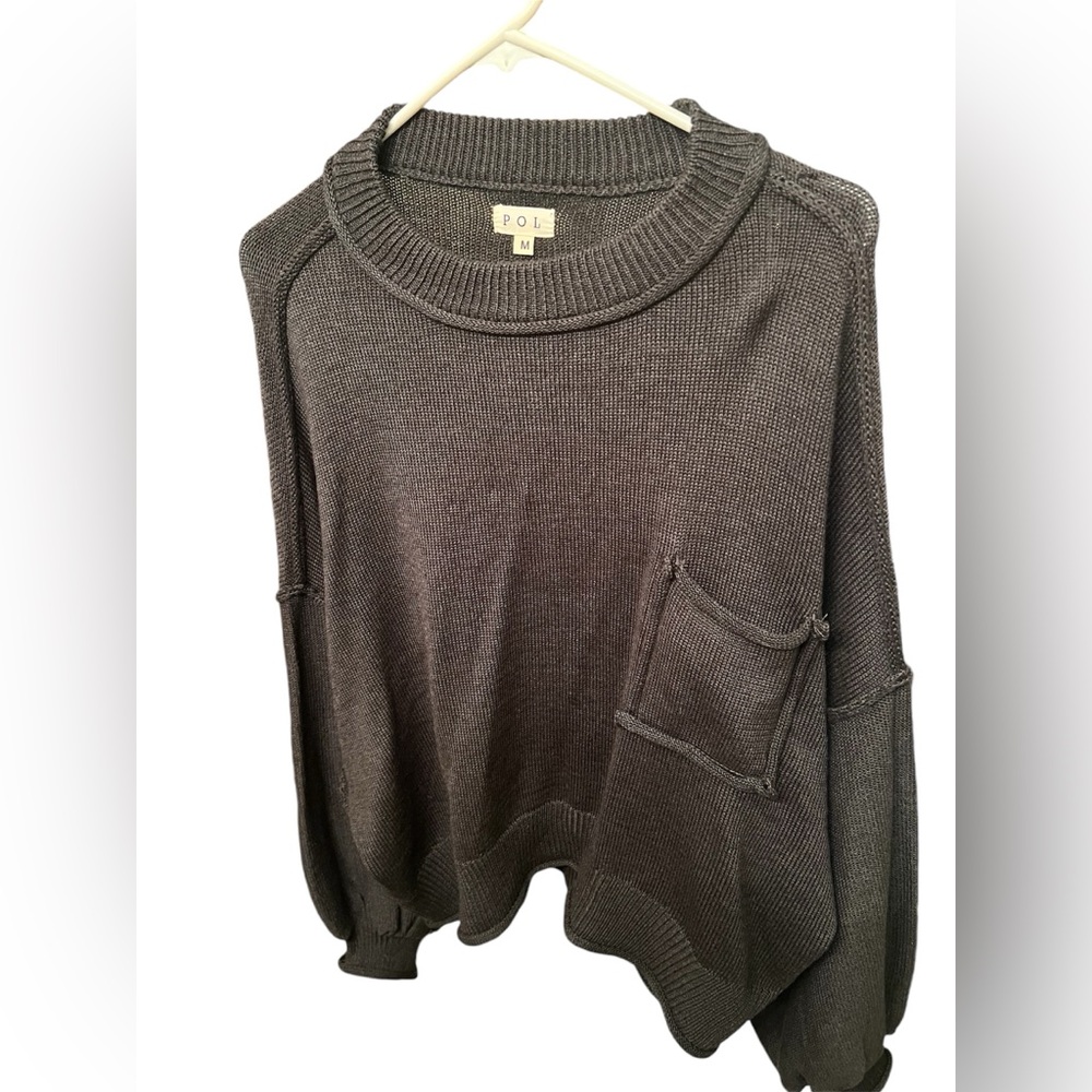 POL Gray Sweater